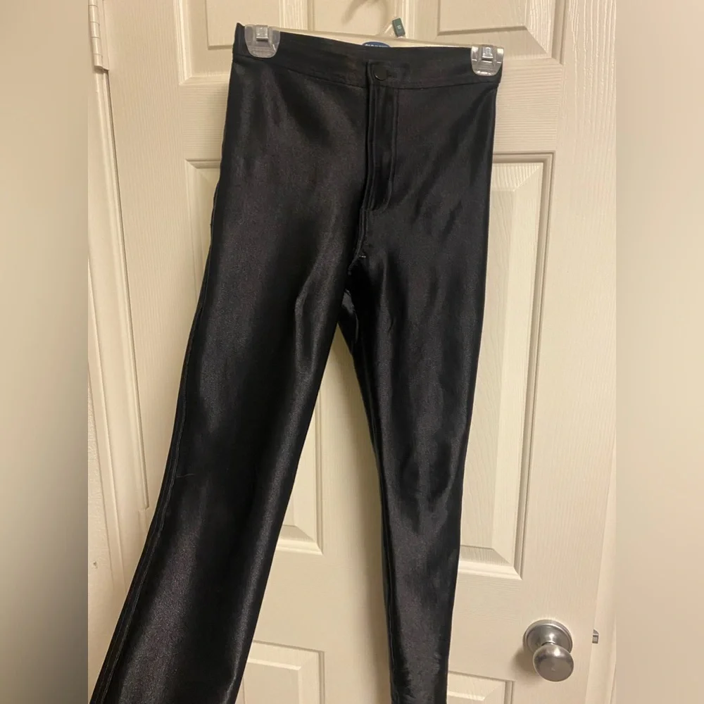 American apparel black disco pants sz Small